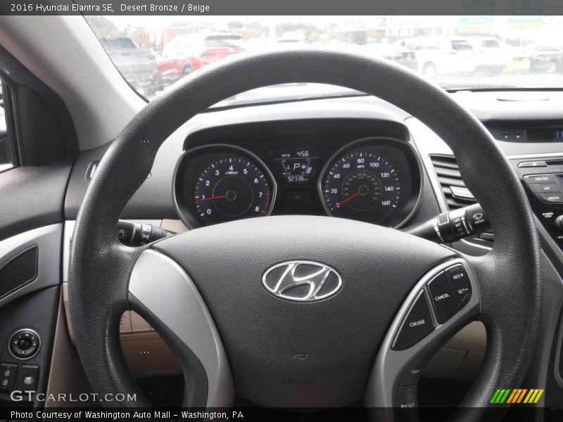 Desert Bronze / Beige 2016 Hyundai Elantra SE