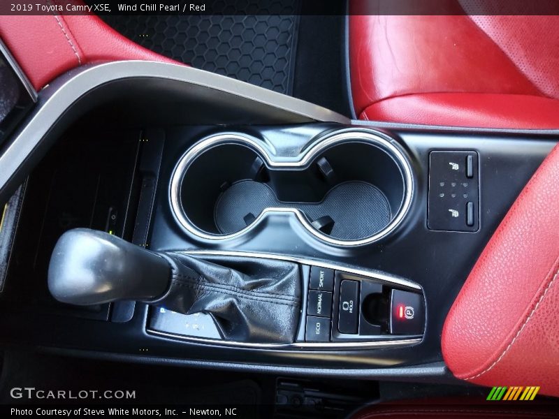 Wind Chill Pearl / Red 2019 Toyota Camry XSE