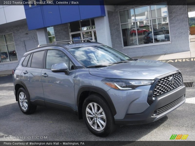 Front 3/4 View of 2022 Corolla Cross LE AWD
