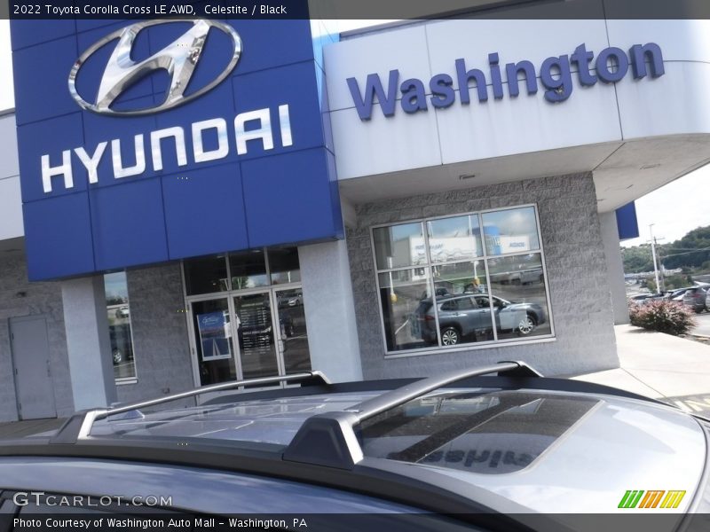 Celestite / Black 2022 Toyota Corolla Cross LE AWD