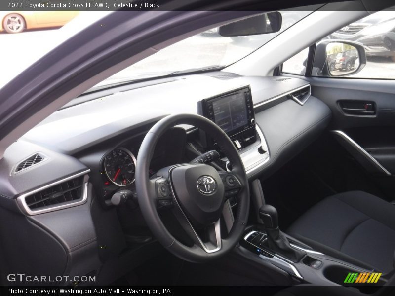 Dashboard of 2022 Corolla Cross LE AWD
