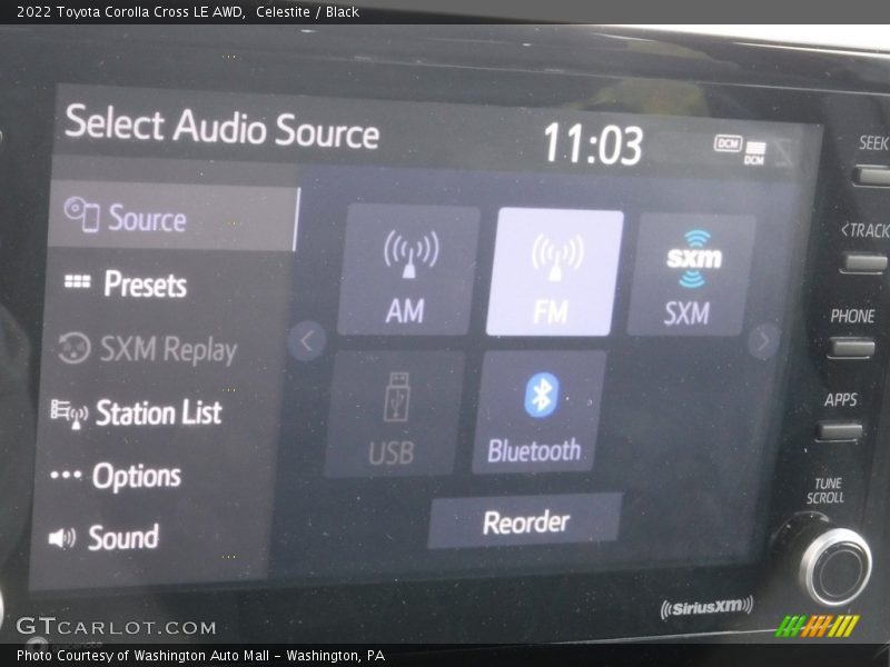 Celestite / Black 2022 Toyota Corolla Cross LE AWD