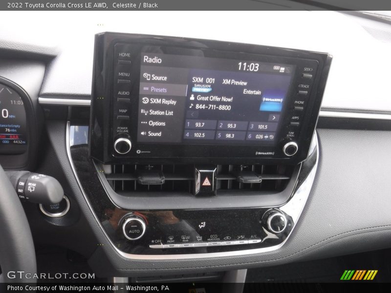 Celestite / Black 2022 Toyota Corolla Cross LE AWD