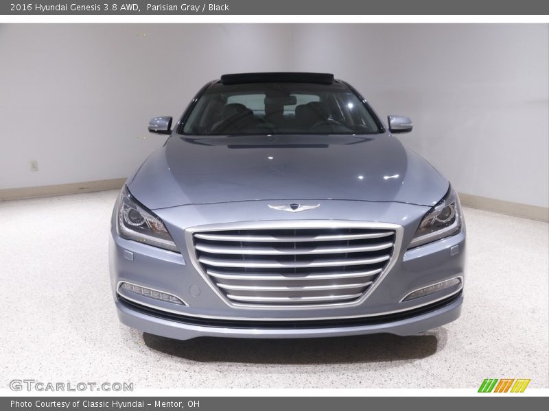Parisian Gray / Black 2016 Hyundai Genesis 3.8 AWD