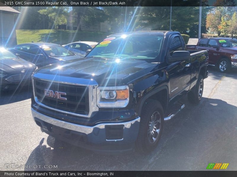 Onyx Black / Jet Black/Dark Ash 2015 GMC Sierra 1500 Regular Cab