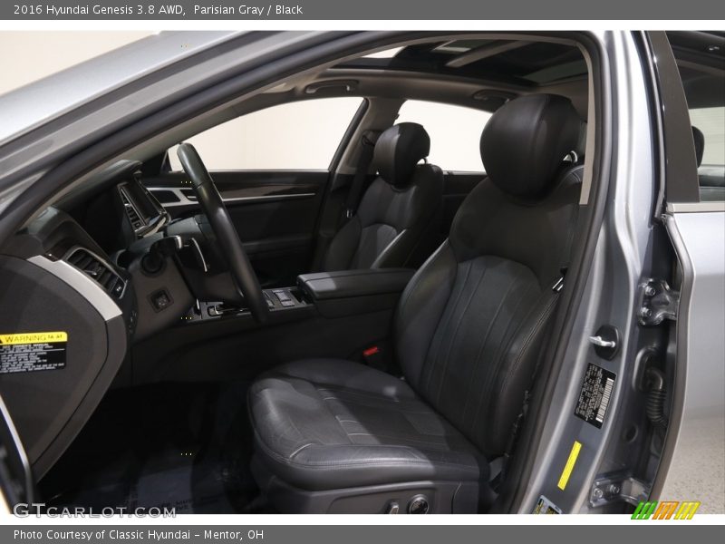Parisian Gray / Black 2016 Hyundai Genesis 3.8 AWD