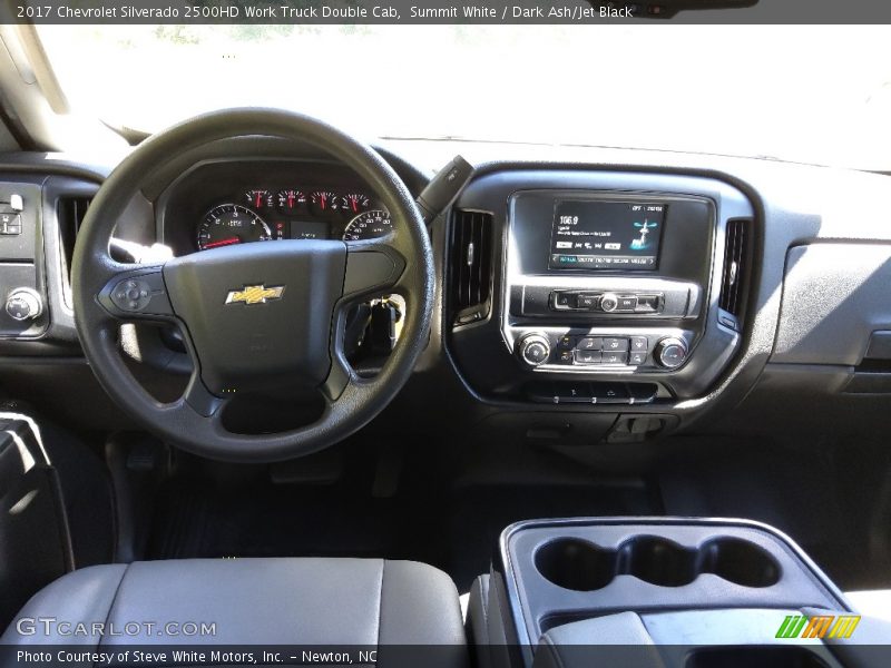 Summit White / Dark Ash/Jet Black 2017 Chevrolet Silverado 2500HD Work Truck Double Cab