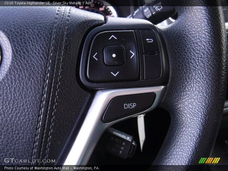  2016 Highlander LE Steering Wheel