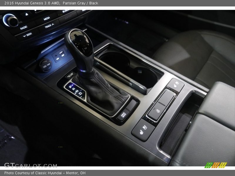 Parisian Gray / Black 2016 Hyundai Genesis 3.8 AWD
