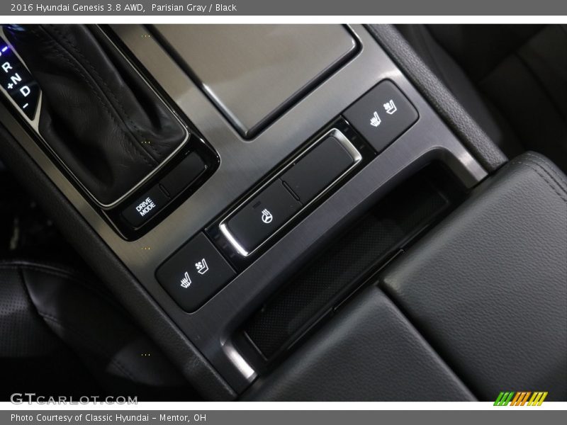Parisian Gray / Black 2016 Hyundai Genesis 3.8 AWD