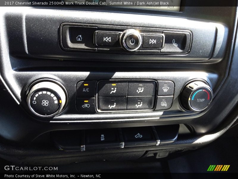 Summit White / Dark Ash/Jet Black 2017 Chevrolet Silverado 2500HD Work Truck Double Cab