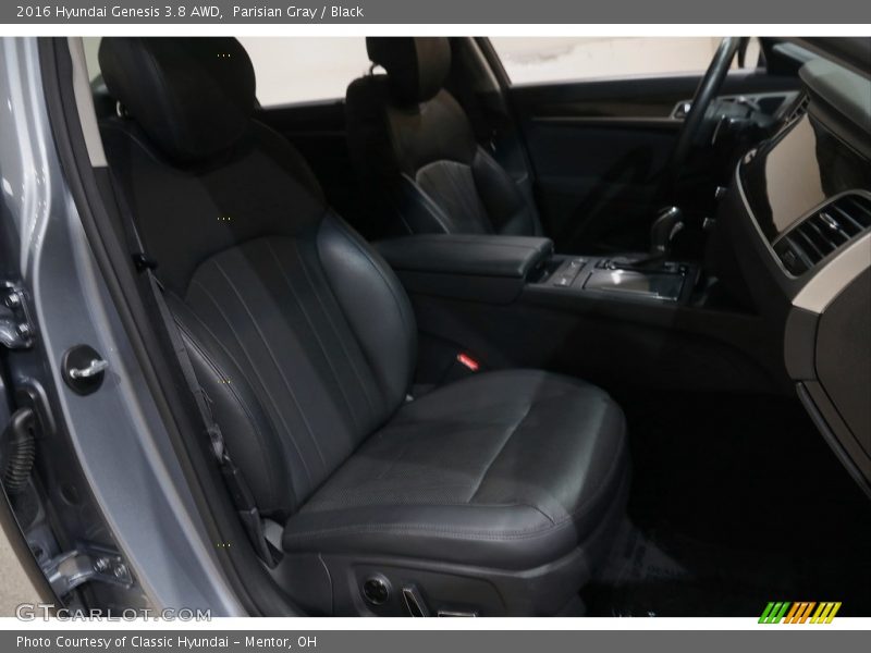 Parisian Gray / Black 2016 Hyundai Genesis 3.8 AWD
