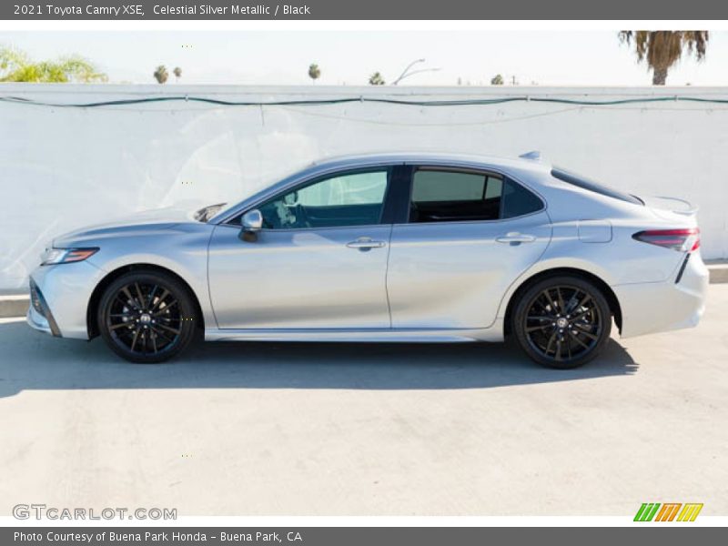 Celestial Silver Metallic / Black 2021 Toyota Camry XSE