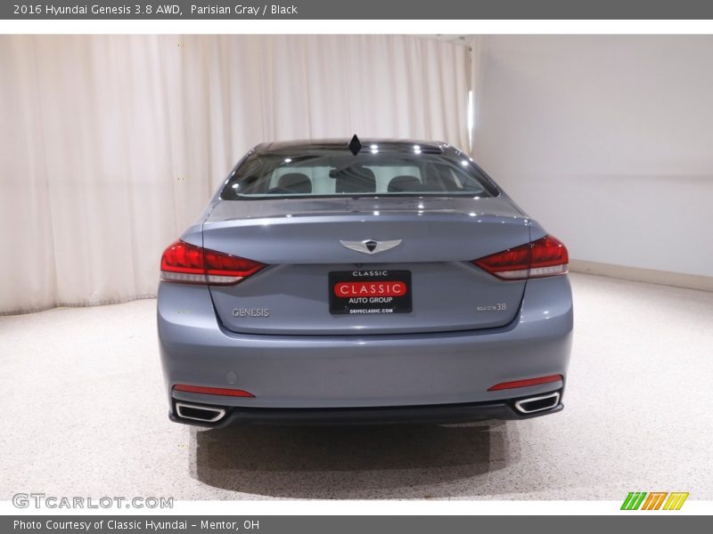 Parisian Gray / Black 2016 Hyundai Genesis 3.8 AWD
