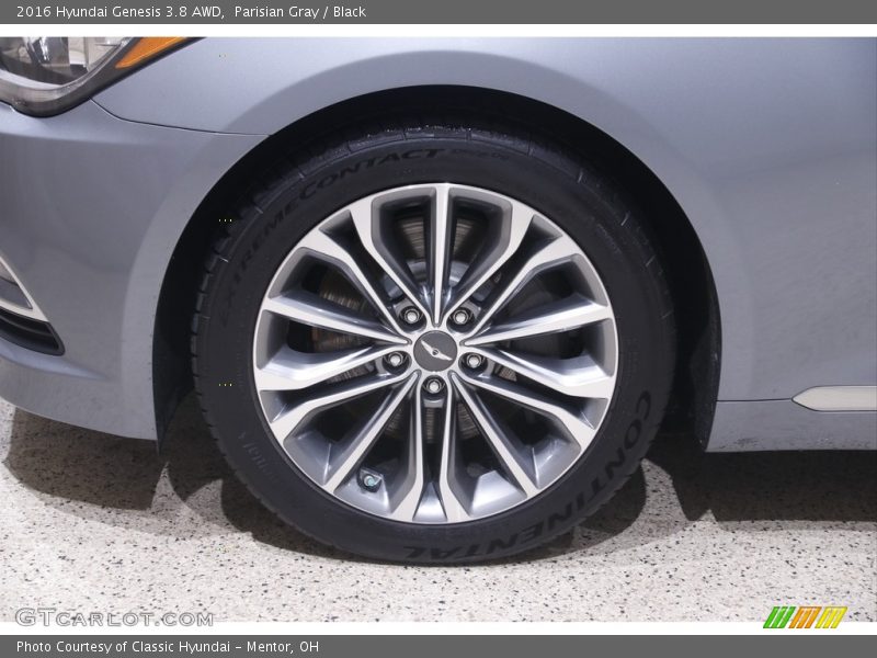Parisian Gray / Black 2016 Hyundai Genesis 3.8 AWD