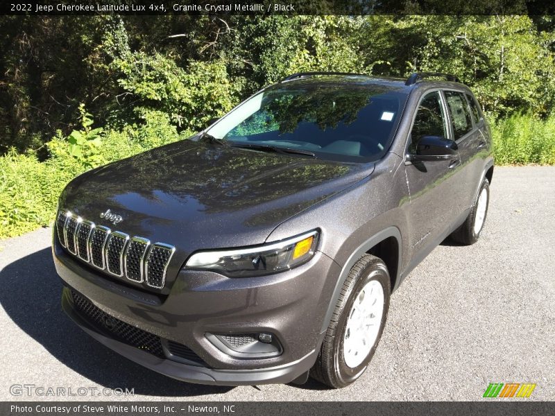 Granite Crystal Metallic / Black 2022 Jeep Cherokee Latitude Lux 4x4