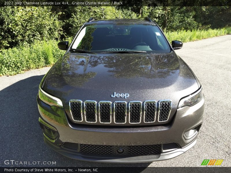 Granite Crystal Metallic / Black 2022 Jeep Cherokee Latitude Lux 4x4