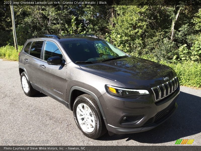 Granite Crystal Metallic / Black 2022 Jeep Cherokee Latitude Lux 4x4