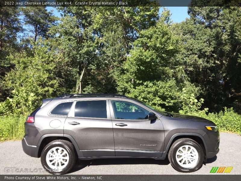 Granite Crystal Metallic / Black 2022 Jeep Cherokee Latitude Lux 4x4