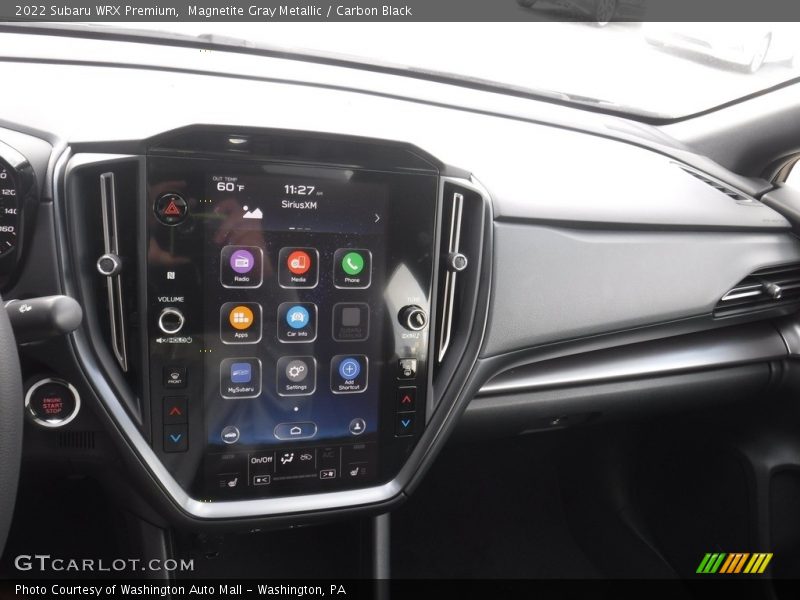Controls of 2022 WRX Premium