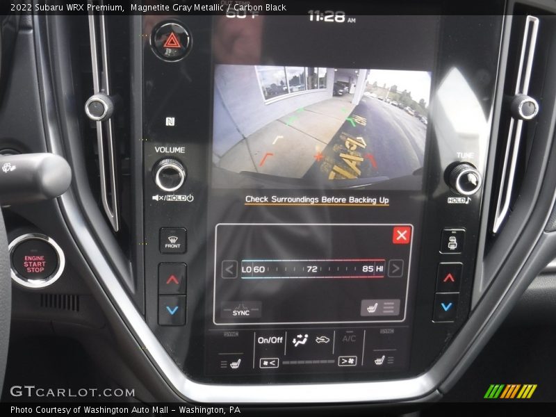 Controls of 2022 WRX Premium