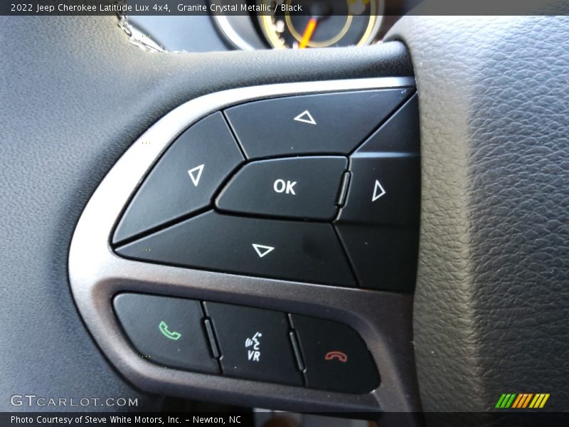 Granite Crystal Metallic / Black 2022 Jeep Cherokee Latitude Lux 4x4