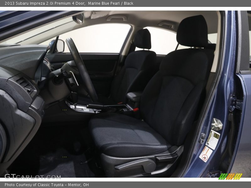 Marine Blue Pearl / Black 2013 Subaru Impreza 2.0i Premium 4 Door