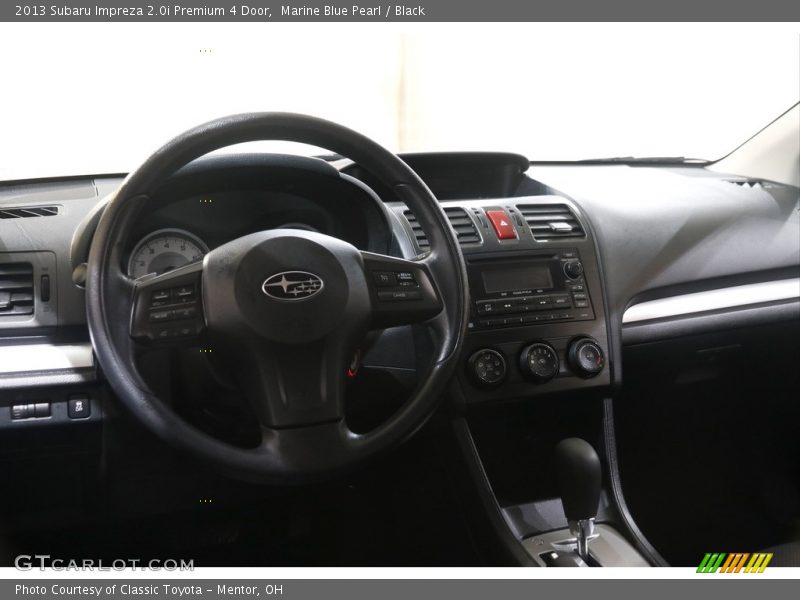 Marine Blue Pearl / Black 2013 Subaru Impreza 2.0i Premium 4 Door