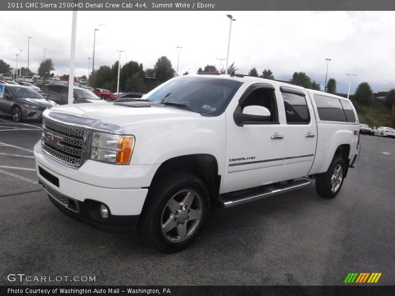 Summit White / Ebony 2011 GMC Sierra 2500HD Denali Crew Cab 4x4