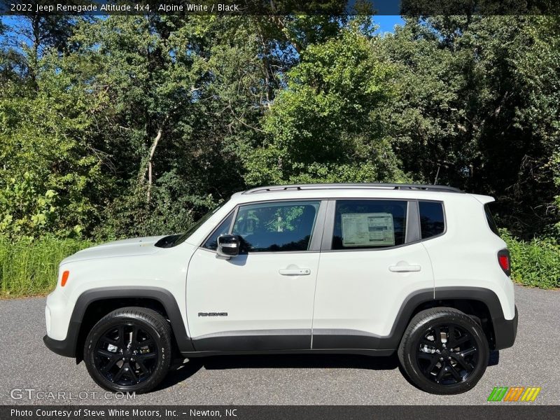 Alpine White / Black 2022 Jeep Renegade Altitude 4x4