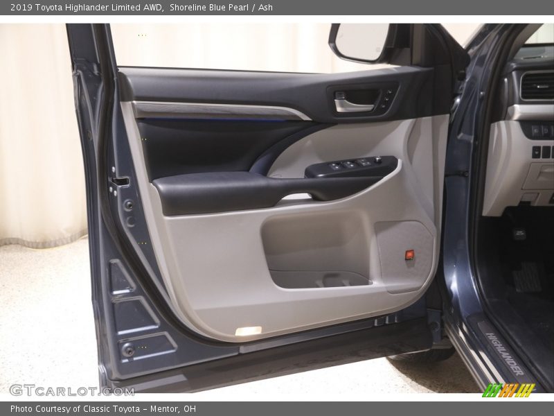 Shoreline Blue Pearl / Ash 2019 Toyota Highlander Limited AWD