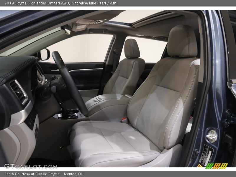 Shoreline Blue Pearl / Ash 2019 Toyota Highlander Limited AWD