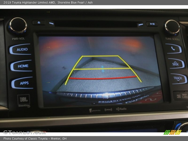 Shoreline Blue Pearl / Ash 2019 Toyota Highlander Limited AWD