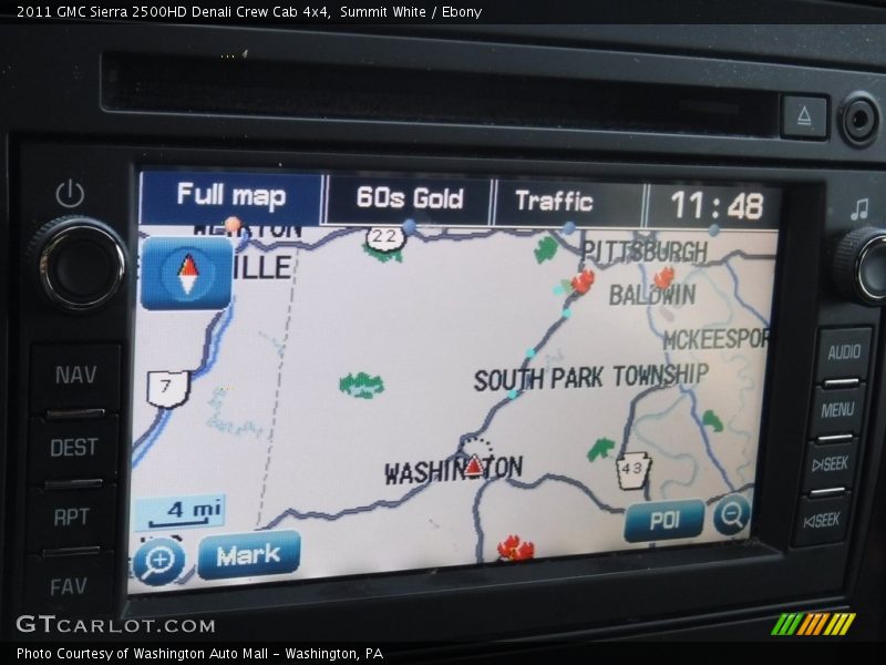 Summit White / Ebony 2011 GMC Sierra 2500HD Denali Crew Cab 4x4