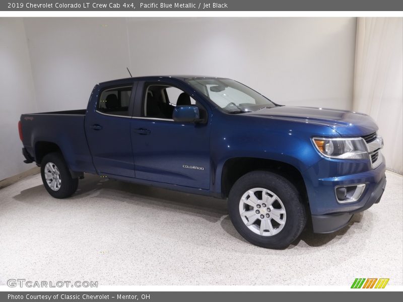 Pacific Blue Metallic / Jet Black 2019 Chevrolet Colorado LT Crew Cab 4x4