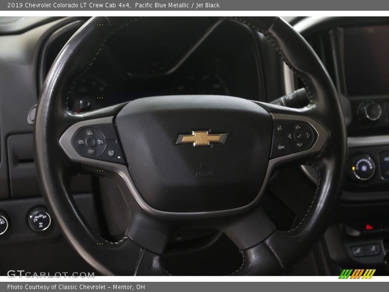 Pacific Blue Metallic / Jet Black 2019 Chevrolet Colorado LT Crew Cab 4x4