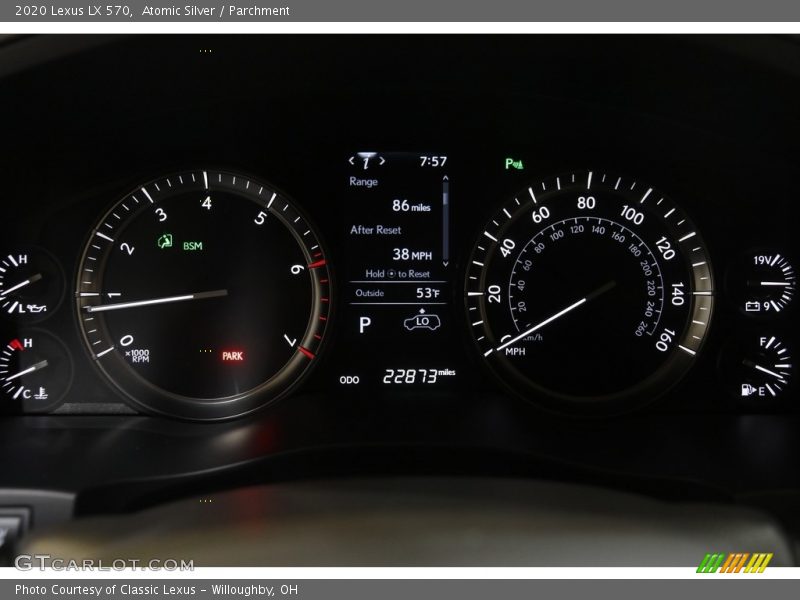  2020 LX 570 570 Gauges