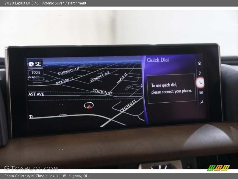 Navigation of 2020 LX 570