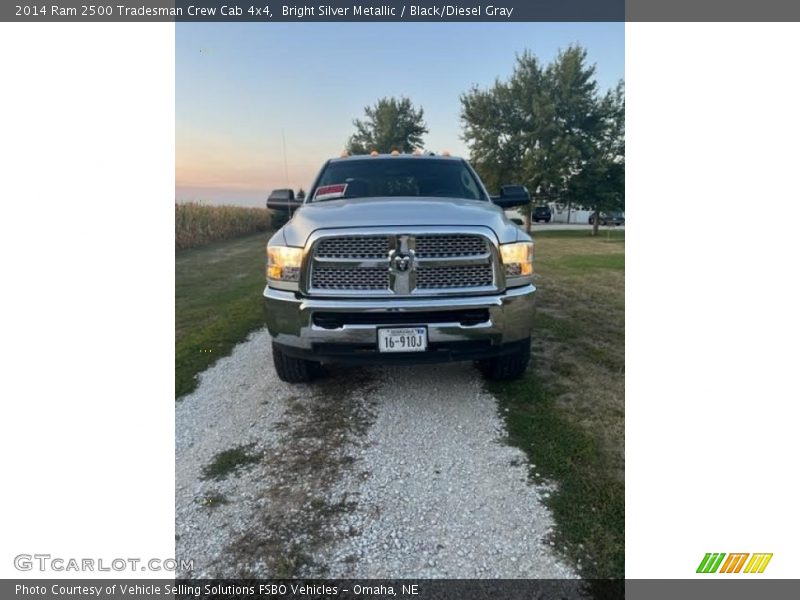 Bright Silver Metallic / Black/Diesel Gray 2014 Ram 2500 Tradesman Crew Cab 4x4