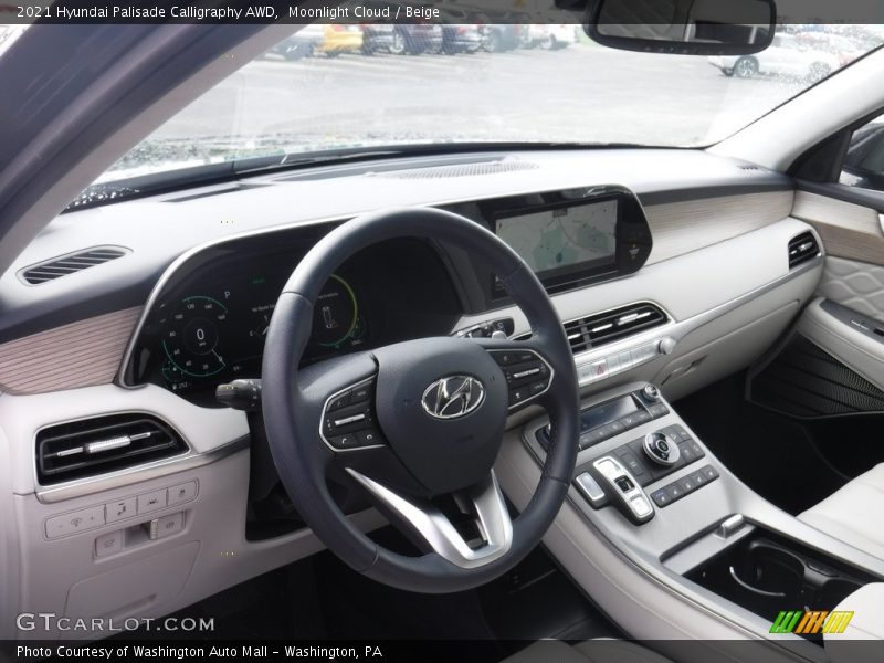 Dashboard of 2021 Palisade Calligraphy AWD