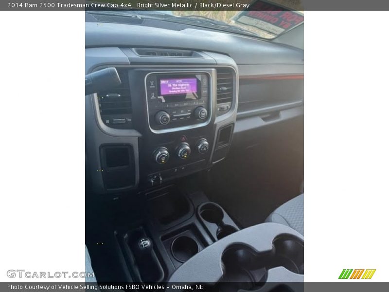 Bright Silver Metallic / Black/Diesel Gray 2014 Ram 2500 Tradesman Crew Cab 4x4