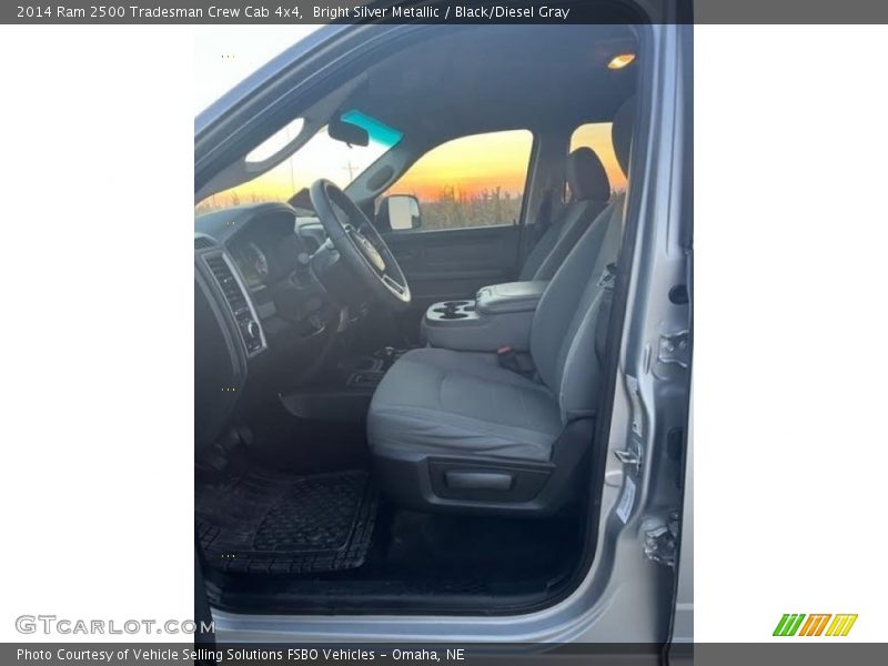 Bright Silver Metallic / Black/Diesel Gray 2014 Ram 2500 Tradesman Crew Cab 4x4