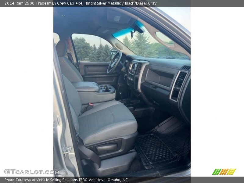 Bright Silver Metallic / Black/Diesel Gray 2014 Ram 2500 Tradesman Crew Cab 4x4