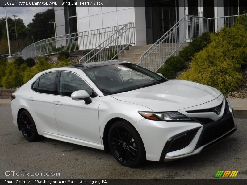 Wind Chill Pearl / Black 2022 Toyota Camry XSE AWD