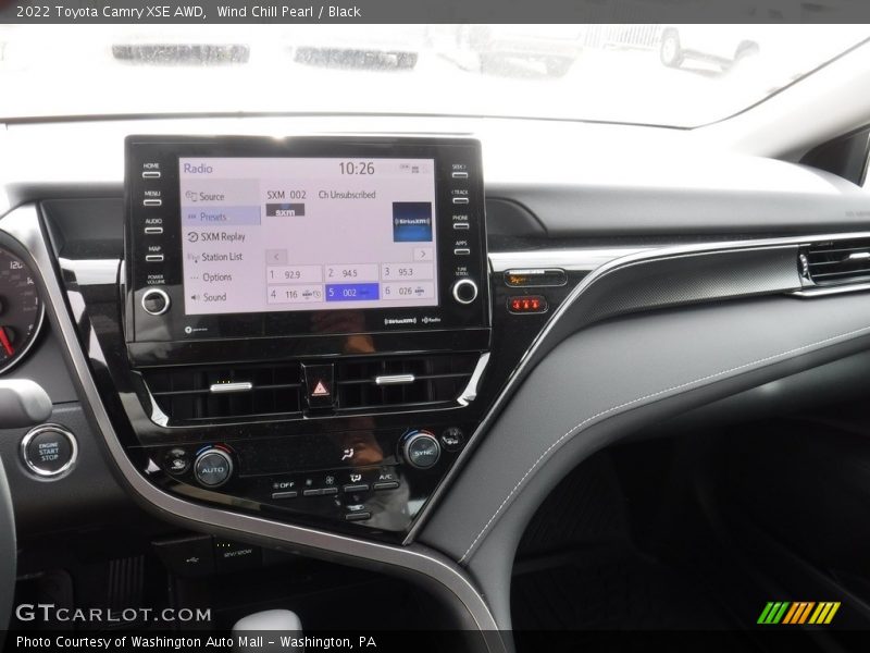 Wind Chill Pearl / Black 2022 Toyota Camry XSE AWD