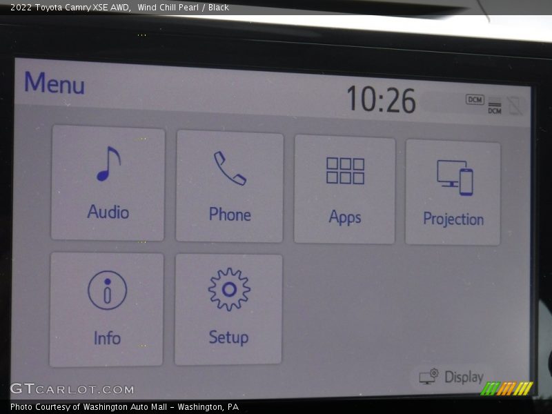 Wind Chill Pearl / Black 2022 Toyota Camry XSE AWD