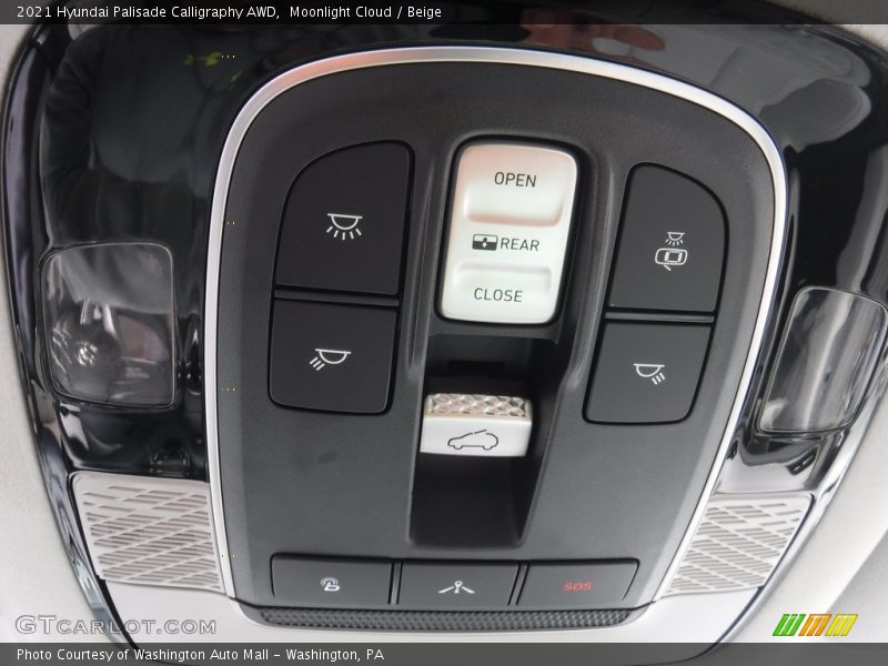 Controls of 2021 Palisade Calligraphy AWD