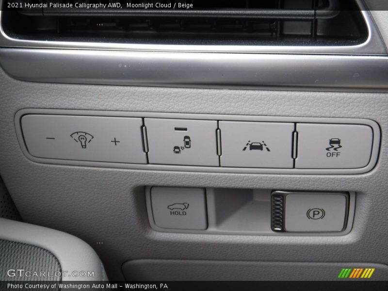 Controls of 2021 Palisade Calligraphy AWD