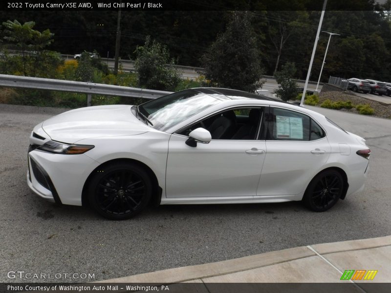 Wind Chill Pearl / Black 2022 Toyota Camry XSE AWD