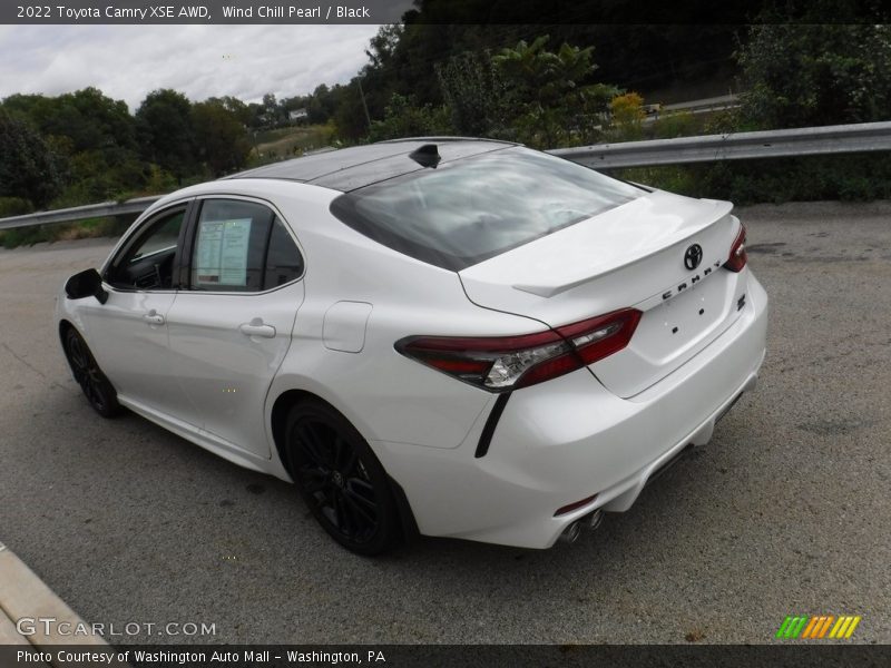 Wind Chill Pearl / Black 2022 Toyota Camry XSE AWD